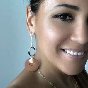 MischkaPu Jewelry - “JUNE” RESIN WITH WOOD EARRINGS MischkaPu Jewelry - “JUNE” RESIN WITH WOOD EARRINGS